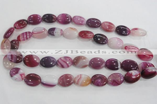 CAA207 15.5 inches 15*20mm oval madagascar agate beads wholesale