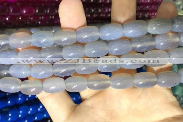 CAA2111 15.5 inches 10*14mm drum agate beads wholesale