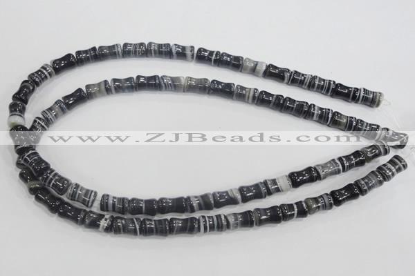 CAA213 15.5 inches 8*13mm bone madagascar agate beads