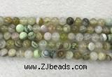 CAA2310 15.5 inches 8mm round banded agate gemstone beads