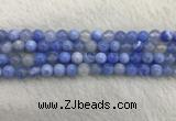 CAA2333 15.5 inches 8mm round banded agate gemstone beads