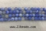 CAA2334 15.5 inches 10mm round banded agate gemstone beads