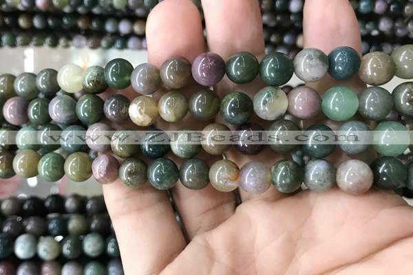 CAA2365 15.5 inches 8mm round Indian agate beads wholesale