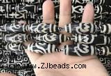 CAA2720 15.5 inches 14*38mm - 16*43mm rice tibetan agate dzi beads