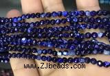 CAA2835 15 inches 4mm faceted round fire crackle agate beads wholesale