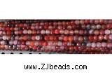 CAA2890 15 inches 6mm faceted round fire crackle agate beads wholesale