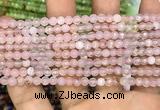 CAA3261 15 inches 4mm faceted round agate beads wholesale