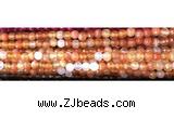 CAA3293 15 inches 6mm faceted round agate beads wholesale