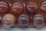 CAA3503 15.5 inches 10mm round AB-color fire agate beads wholesale