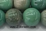 CAA3520 15.5 inches 14mm round AB-color grass agate beads wholesale