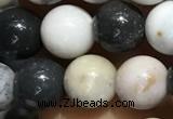 CAA3576 15.5 inches 6mm round parral dendrite agate beads