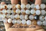 CAA3600 15.5 inches 12mm round dendritic agate beads wholesale