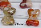 CAA3613 15.5 inches 18*25mm - 20*30mm bone sakura agate beads