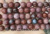 CAA3624 15.5 inches 12mm round Portuguese agate beads wholesale