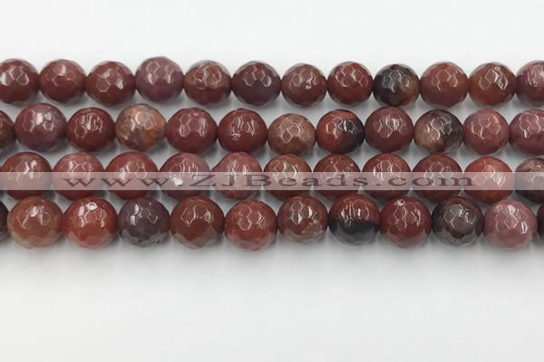 CAA3631 15.5 inches 10mm faceted round Portuguese agate beads