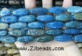 CAA3721 15.5 inches 9*22mm - 11*25mm rice chrysanthemum agate beads