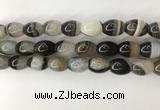 CAA3786 15.5 inches 12*16mm rice agate druzy geode beads