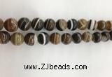 CAA3802 15.5 inches 12mm round line agate beads wholesale