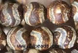 CAA3867 15 inches 8mm round tibetan agate beads wholesale