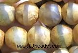 CAA3874 15 inches 8mm round tibetan agate beads wholesale