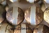 CAA3890 15 inches 10mm round tibetan agate beads wholesale