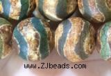 CAA3922 15 inches 12mm round tibetan agate beads wholesale