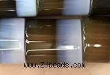 CAA3938 15.5 inches 15*18mm tube Madagascar agate beads wholesale