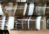 CAA3945 15.5 inches 8*20mm tube Madagascar agate beads wholesale