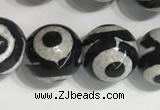 CAA3992 15 inches 10mm round tibetan agate beads wholesale