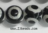 CAA3993 15 inches 12mm round tibetan agate beads wholesale