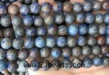 CAA4011 15.5 inches 10mm round blue crazy lace agate beads