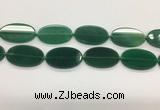 CAA4068 15.5 inches 30*50mm oval green agate gemstone beads
