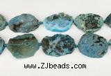 CAA4088 15.5 inches 33*40mm - 38*45mm freeform ocean agate beads
