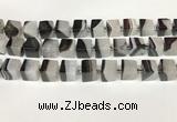 CAA4345 15.5 inches 14mm cube agate druzy geode beads wholesale