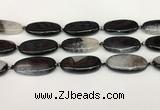 CAA4349 15.5 inches 20*40mm oval agate druzy geode beads