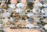 CAA4373 15.5 inches 13*18mm oval Montana agate beads wholesale