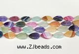 CAA4420 15.5 inches 13*18mm oval agate druzy geode beads