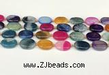 CAA4426 15.5 inches 15*20mm oval agate druzy geode beads