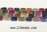 CAA4496 15.5 inches 15*20mm rectangle dragon veins agate beads