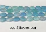 CAA4665 15.5 inches 13*18mm oval banded agate beads wholesale