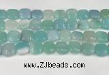 CAA4753 15.5 inches 16*16mm square banded agate beads wholesale