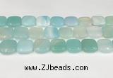 CAA4761 15.5 inches 18*18mm square banded agate beads wholesale