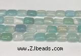 CAA4801 15.5 inches 12*16mm rectangle banded agate beads wholesale