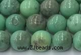 CAA4870 15.5 inches 6mm round grass agate beads wholesale