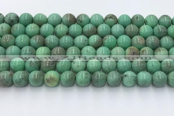 CAA4872 15.5 inches 10mm round grass agate beads wholesale