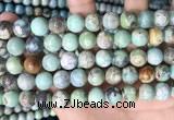 CAA4971 15.5 inches 10mm round agate gemstone beads wholesale