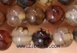 CAA5047 15.5 inches 6mm round dragon veins agate beads wholesale