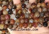 CAA5049 15.5 inches 10mm round dragon veins agate beads wholesale