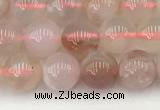 CAA5285 15.5 inches 6mm round natural sakura agate beads