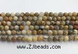 CAA5291 15.5 inches 6mm faceted round crazy lace agate beads wholesale